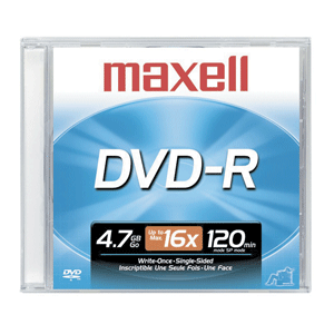 CD VIRGEN P/DVD-R MAXELL (EN SOBRE/CAJA)