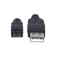 CABLE USB A a MICRO MANHATTAN 307178 1.8M BOLSA NEGRO