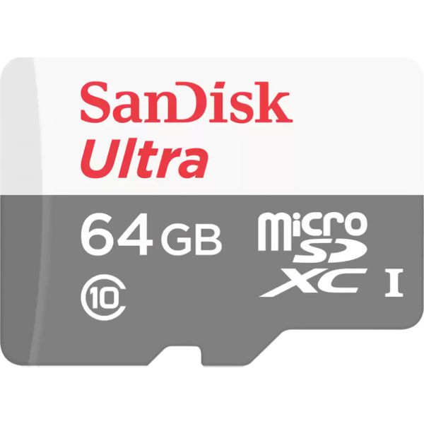 MEM.SD SANDISK 64GB 2X1 CLASE 10 (MULTIMEDIA)