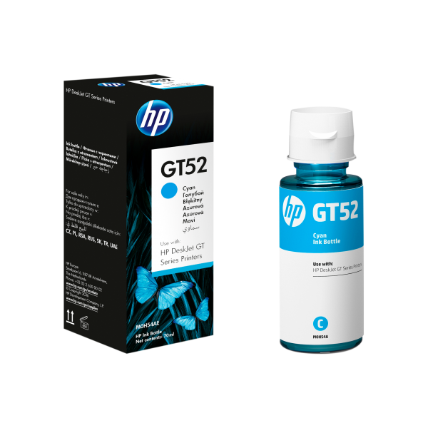 TINTA HP M0H54AL GT52 CYAN