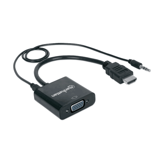 ADAPTADOR HDMI-VGA/AUDIO MANH 151559