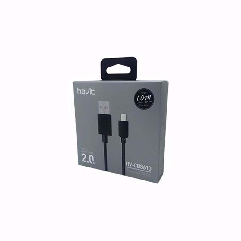 CABLE HAVIT 1MTS MICRO USB 2A HV-CB8610-N