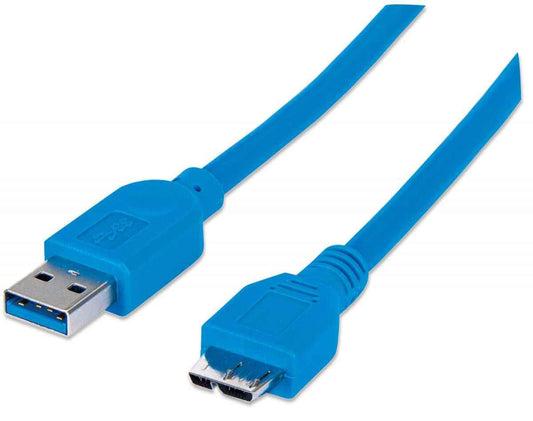 CABLE USB 3.0 MICRO 355424 2MTS MANHATAN