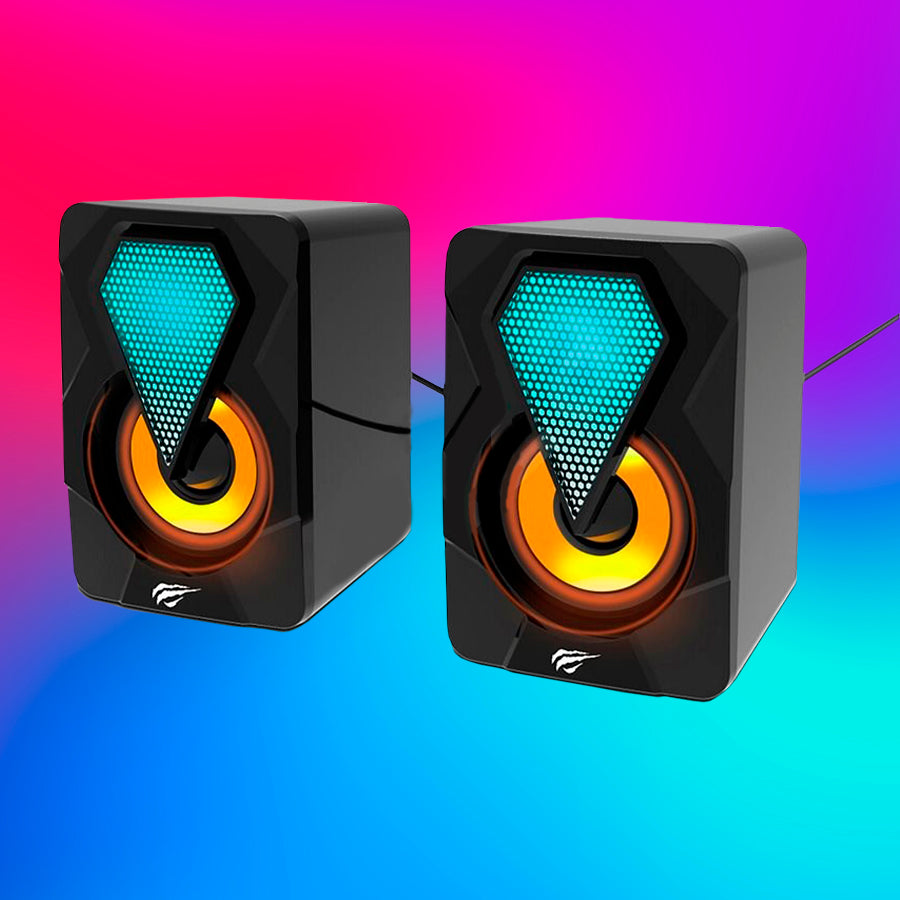 PARLANTE HAVIT CON LUCES LED MINI NV-SK210