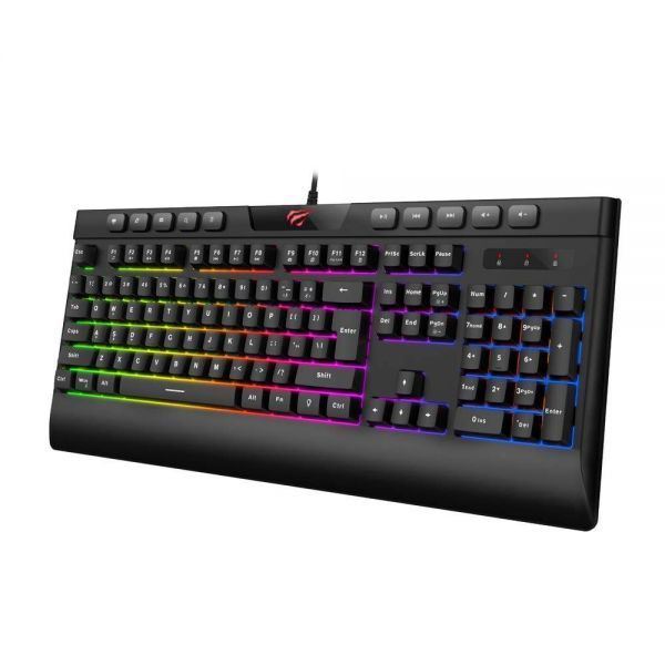 TECLADO HAVIT INGLES RGB NV-KB487L