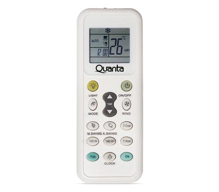 CONTROL REMOTO UNIVERSAL PARA AIRE ACONDICIONADO QUANTA QTEAC3010