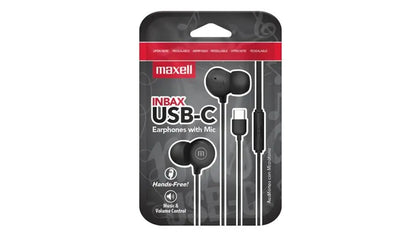 AURICULAR CON MICROFONO IN-BAX USB-C MAXELL