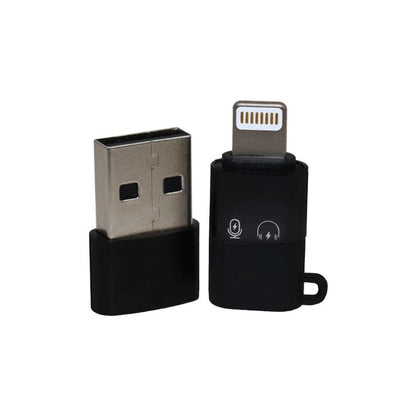 MICROFONO INALAMBRICO QUANTA DUAL QTMDM20 USB CON LIGHTNING/PC