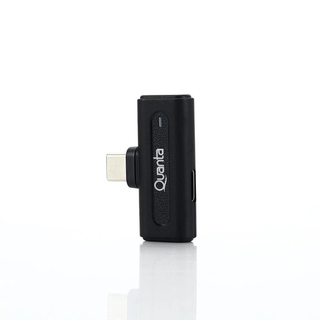 MICROFONO INALAMBRICO QUANTA DUAL QTMDM20 USB CON LIGHTNING/PC