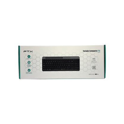 TECLADO FTX WIRELESS DUAL-MODE FTXB105 POR/NEGRO