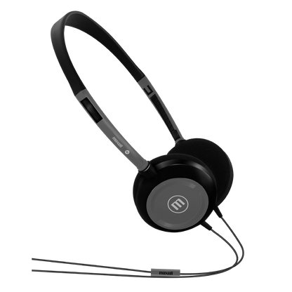 MAXELL AURICULAR CON MIC. NEGRO HP200 VINCHA N348405