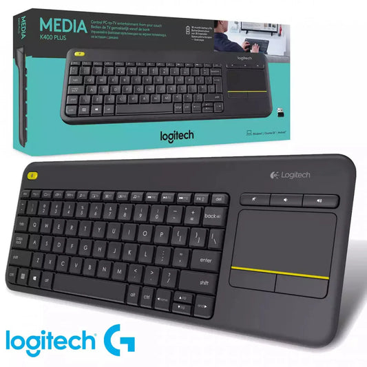 TECLADO WIR LOGITECH K400 PLUS C& TOUCHPAD