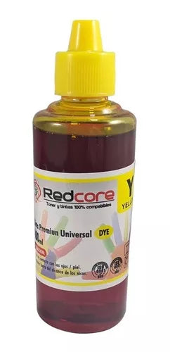 TINTA P/ CANON GI-190 YELLOW 100ML G3110-2110 REDCORE