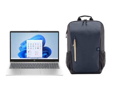 NB HP I3 15-FD0002LA 1.8/8/256/W11H/15.6"FHD DORADO + MOCHILA TRAVEL DE REGALO