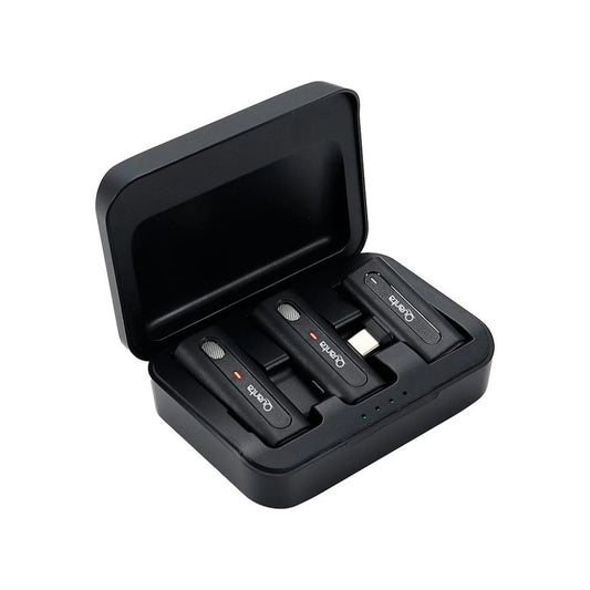 MICROFONO INALAMBRICO QUANTA DUAL QTMDM20 USB CON LIGHTNING/PC
