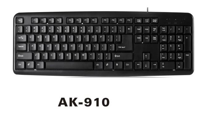 Teclado Básico SATE USB AK-910(ES,PT)