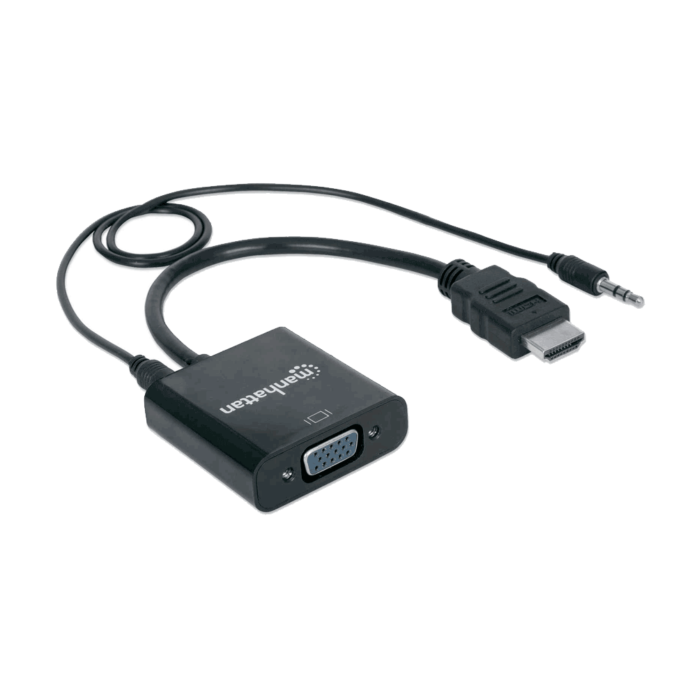 ADAPTADOR HDMI-VGA/AUDIO MANH 151559