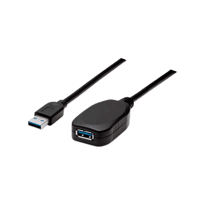 CABLE USB EXTENSOR M/H 5M MANH 150712 5GBPS NEGRO