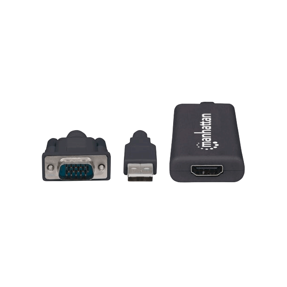 CONVERTIDOR DE VGA Y USB A HDMI 152426 MANHATTAN