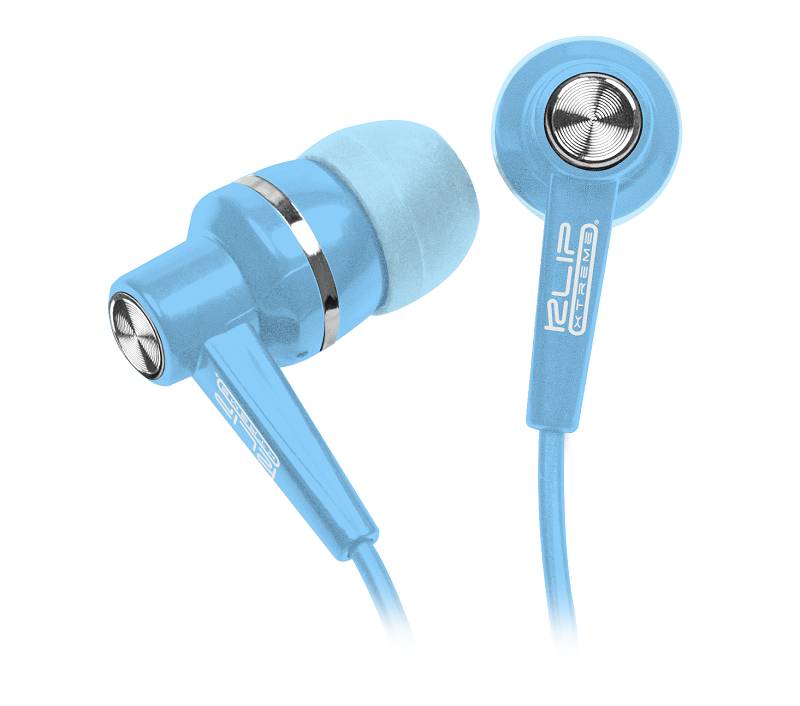 MKT AURICULAR KLIP KSE-105BL EARPH 3.5MM AZUL