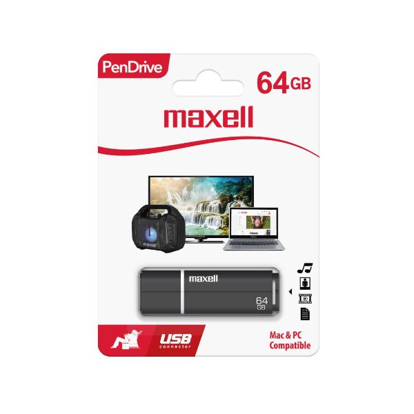 PEN DRIVE DE 64GB MAXELL