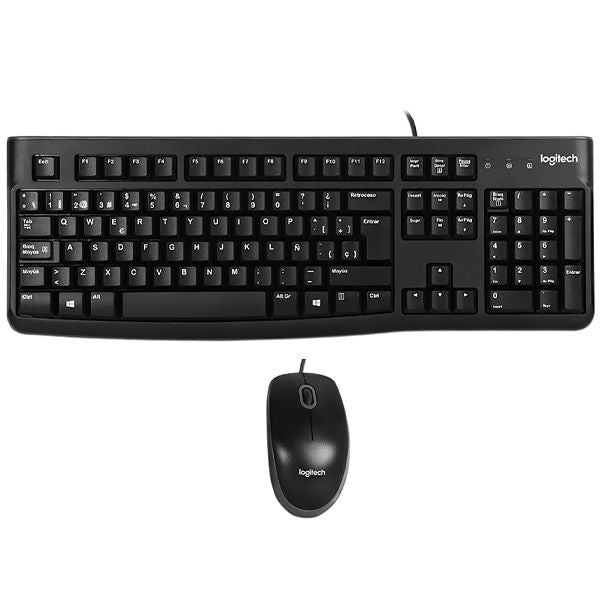 TECLADO LOGITECH MK-120 C/ MOUSE OPTICO