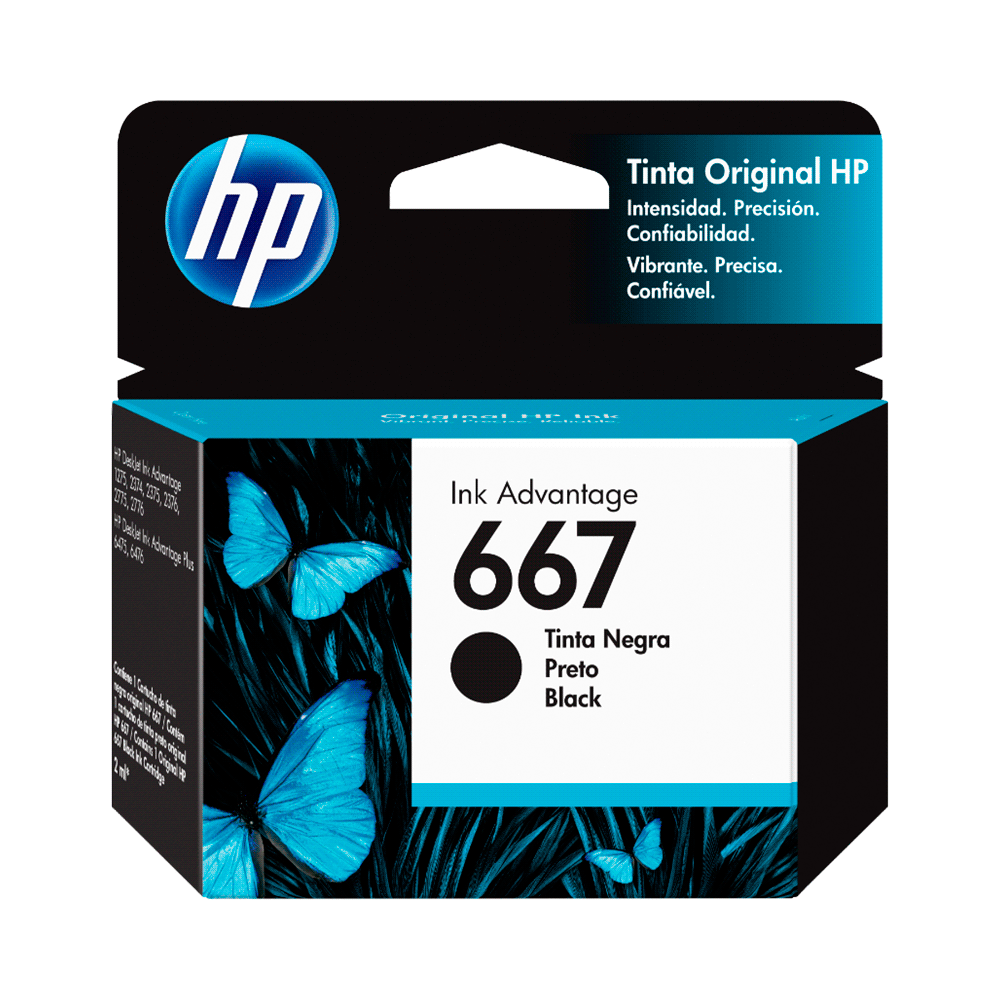 TINTA HP 3YM79AL 667 NEGRO (2375/2775)