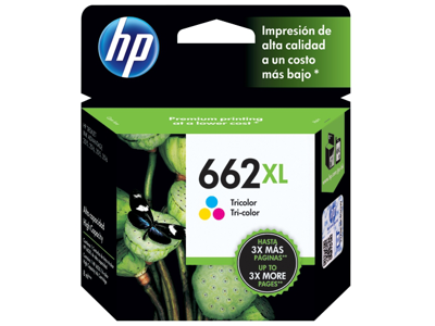 TINTA HP CZ106AL 662 XL COLOR