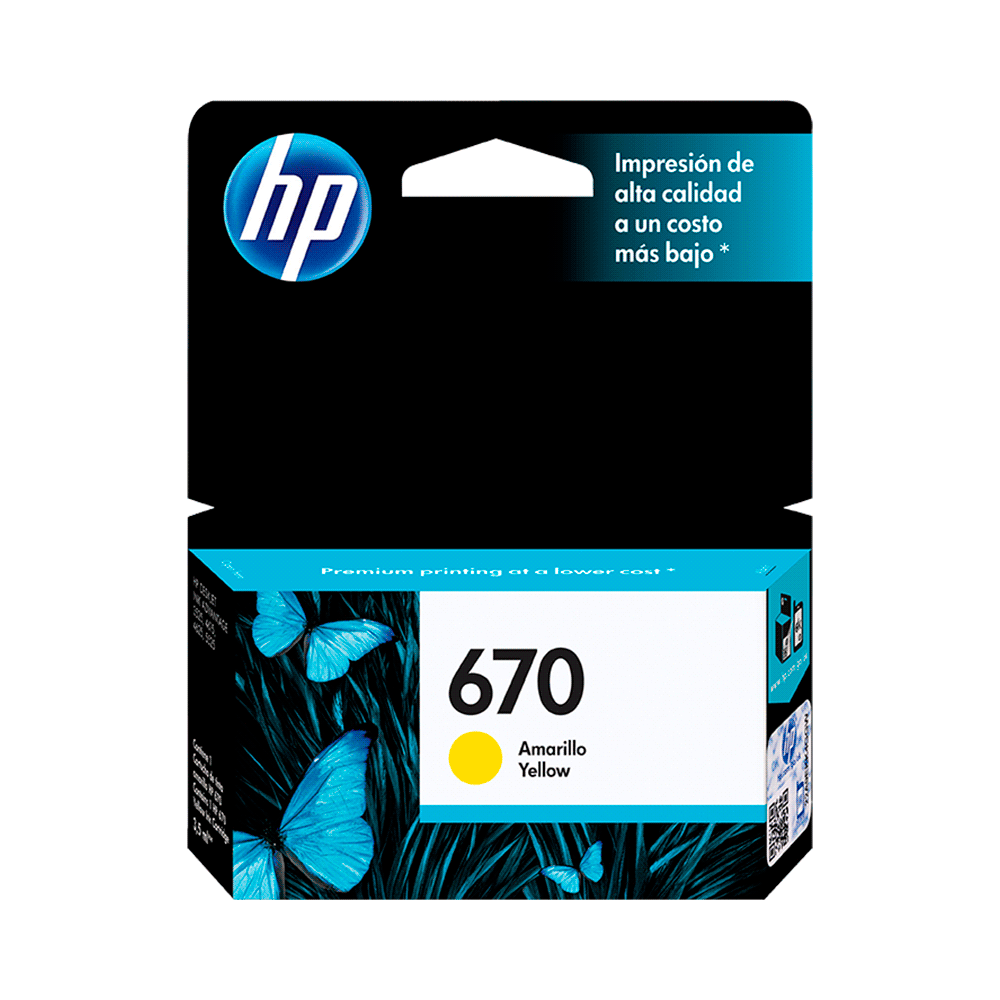 TINTA HP CZ116AL 670 YELOW/3525