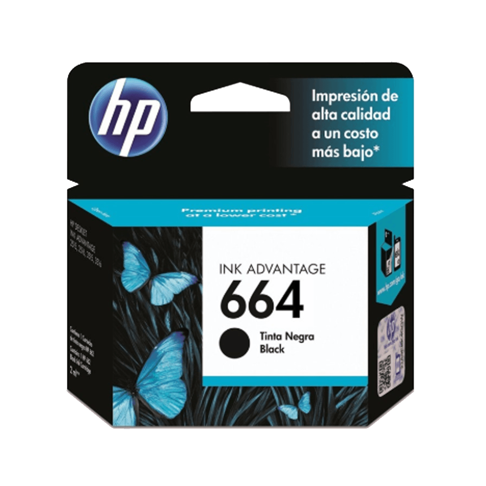 TINTA HP F6V29AL 664 NEGRO